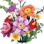 Flower Blocks - Colorful Garden Bouquet
