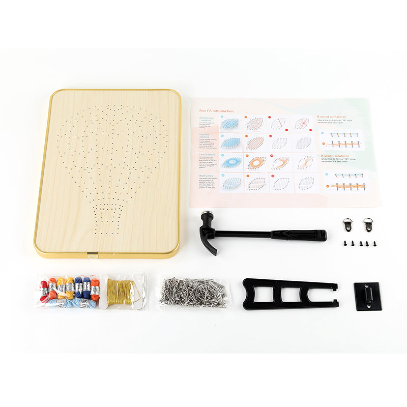 Bright Horizon – String Art Set met kleurrijke luchtballon