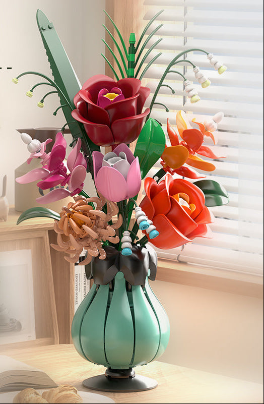 Flower Blocks - Blooming Harmony Vase