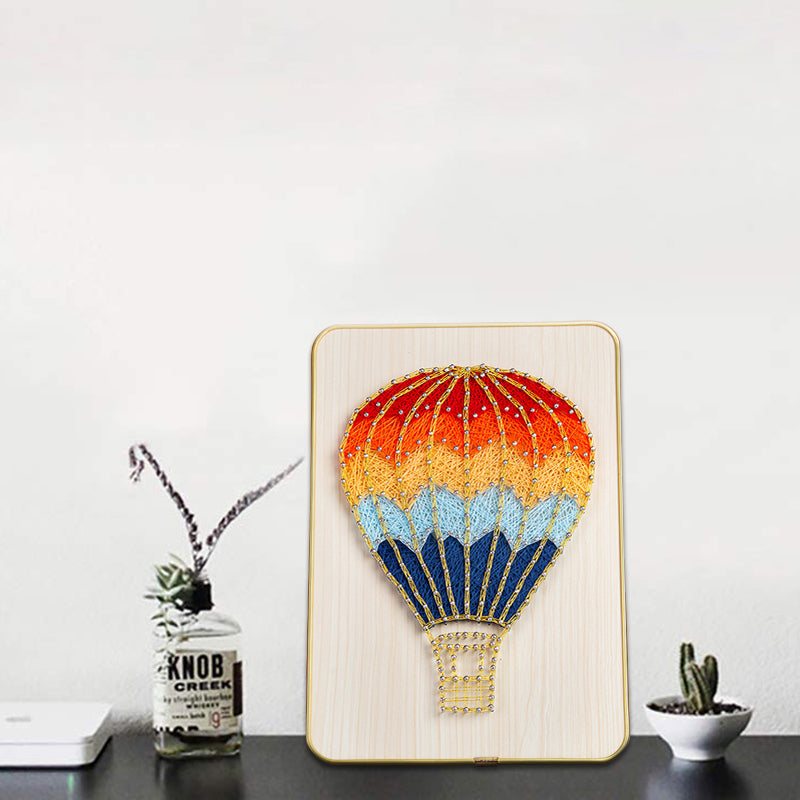 Bright Horizon – String Art Set met kleurrijke luchtballon