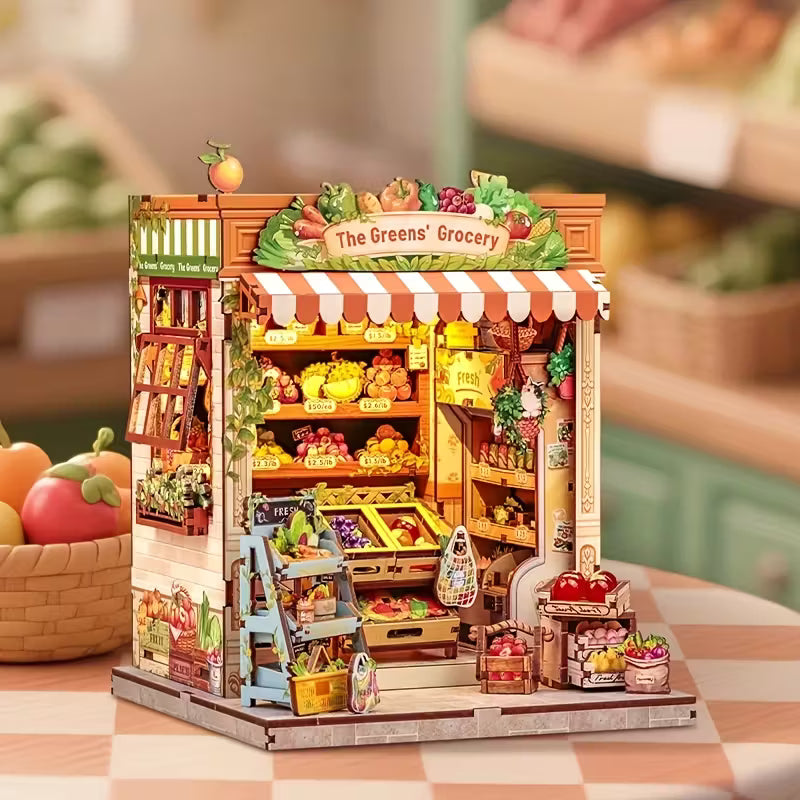 Wood Art - The greens grocery