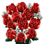 Flower Blocks – Red Rose Bouquet