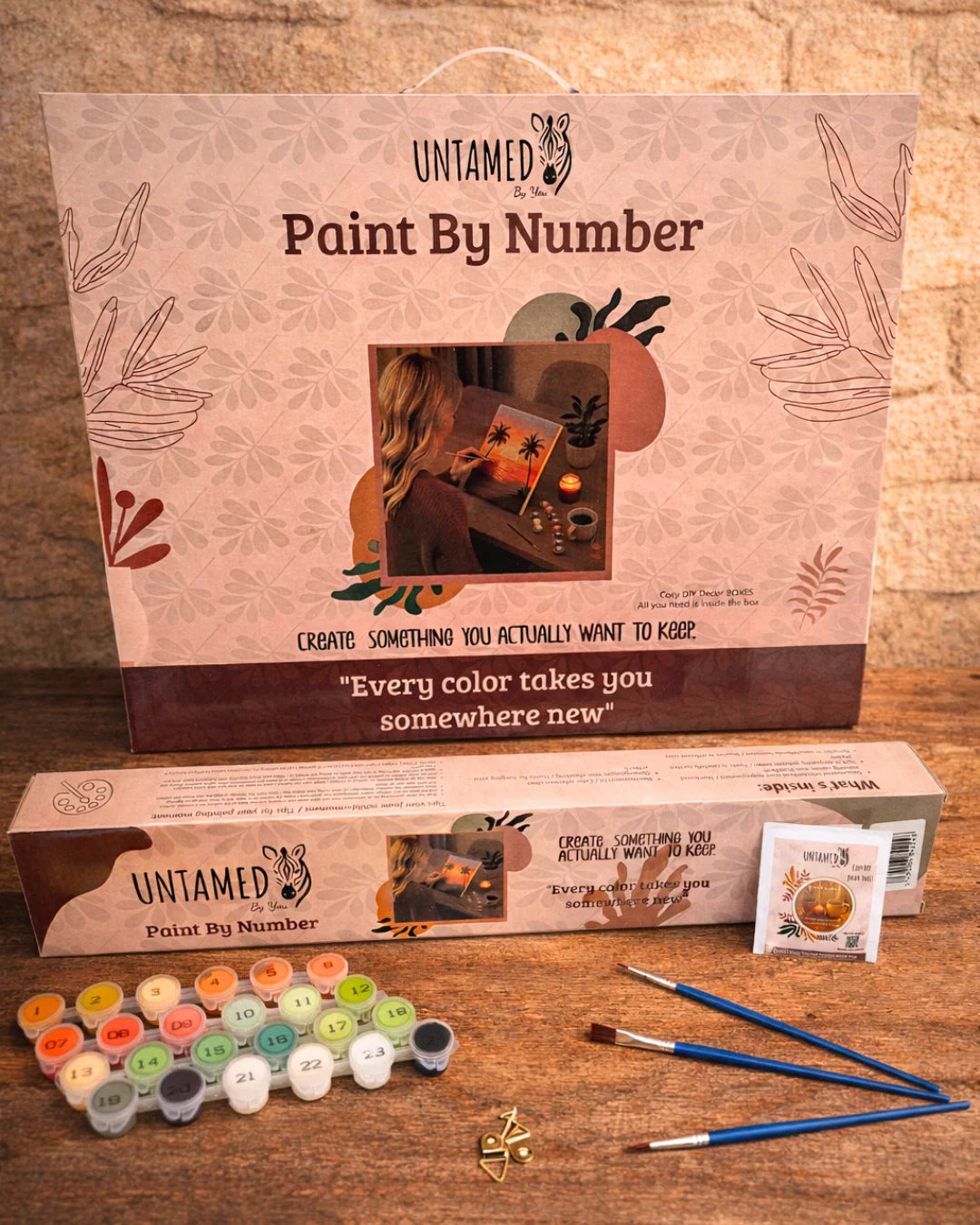 Paint By Numbers - Golden Path Between Hills