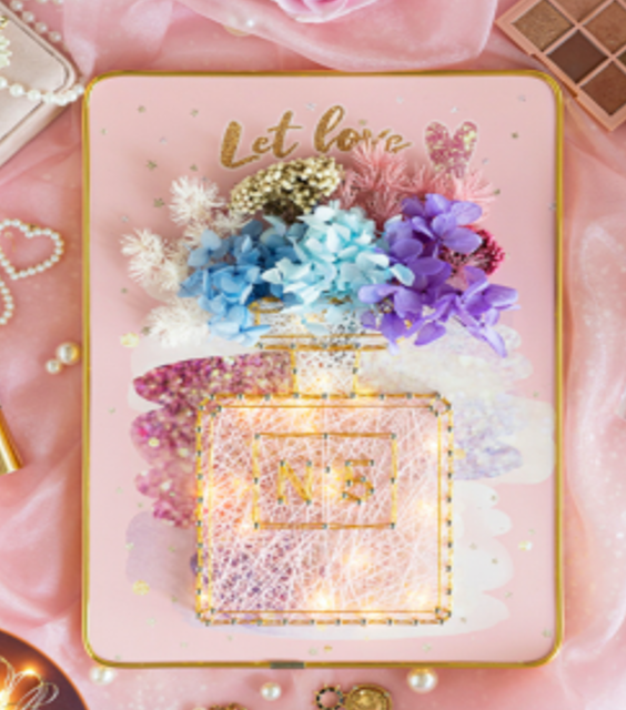 Floral Perfume Dream – String Art Set