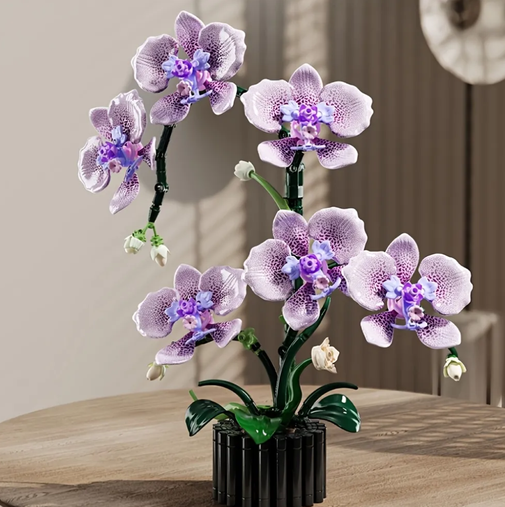 Flower Blocks - Pure Orchid