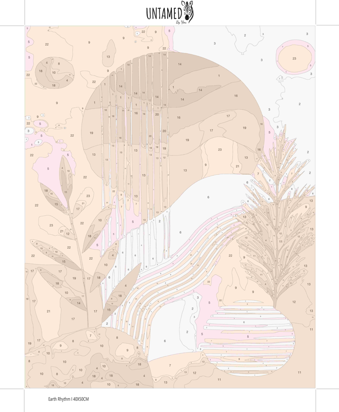 Paint By Numbers – Earth Rhythm I