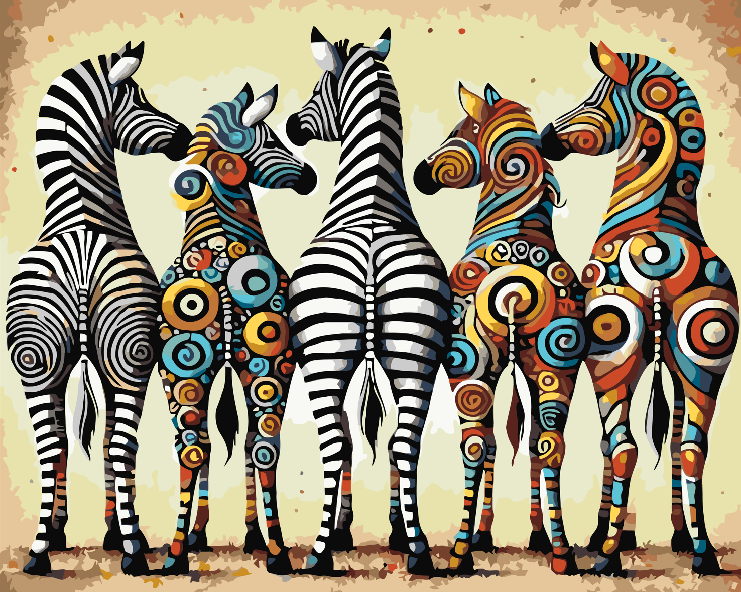 Paint By Numbers – Untamed Stripes