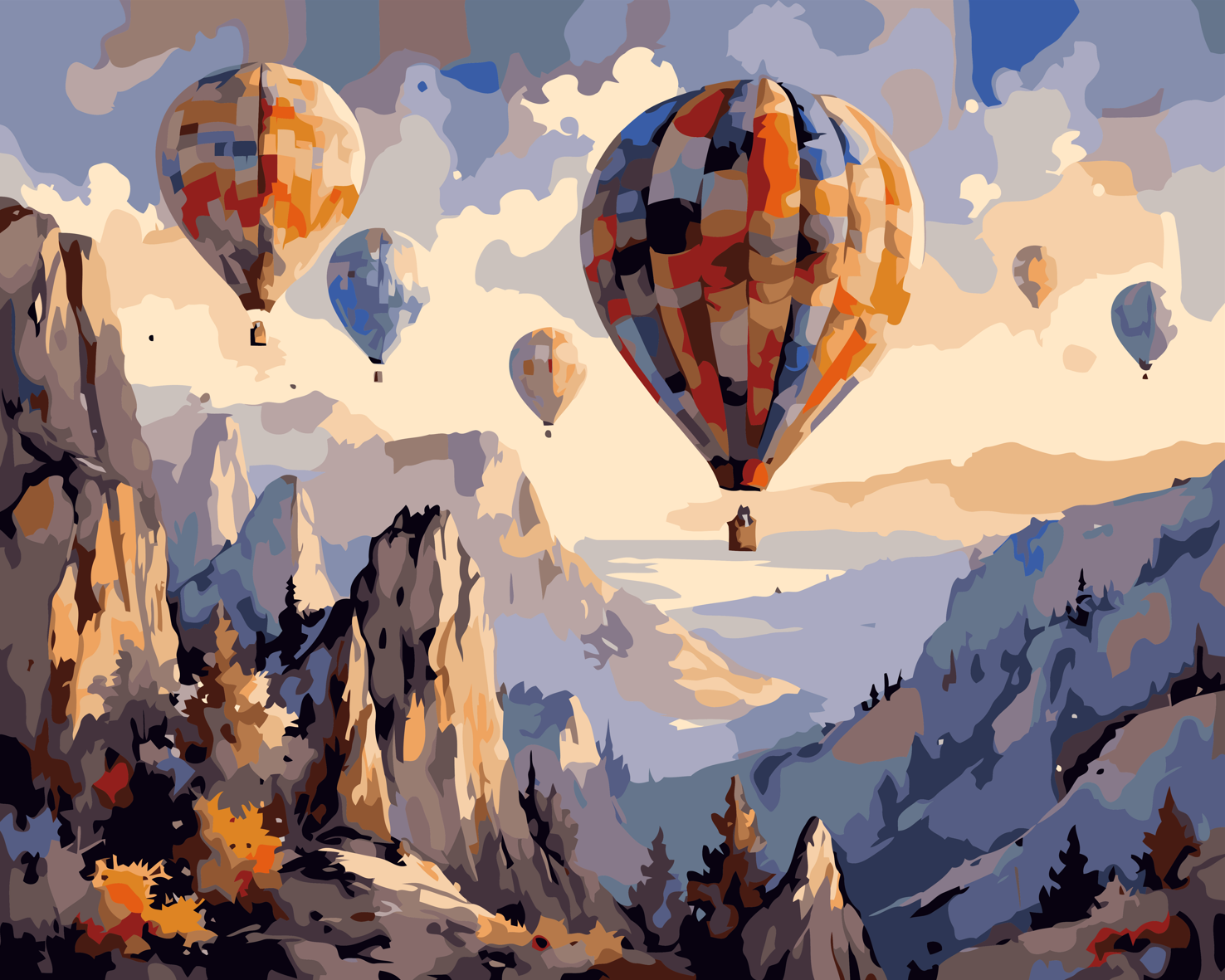 Paint By Numbers – Over the Quiet Valley