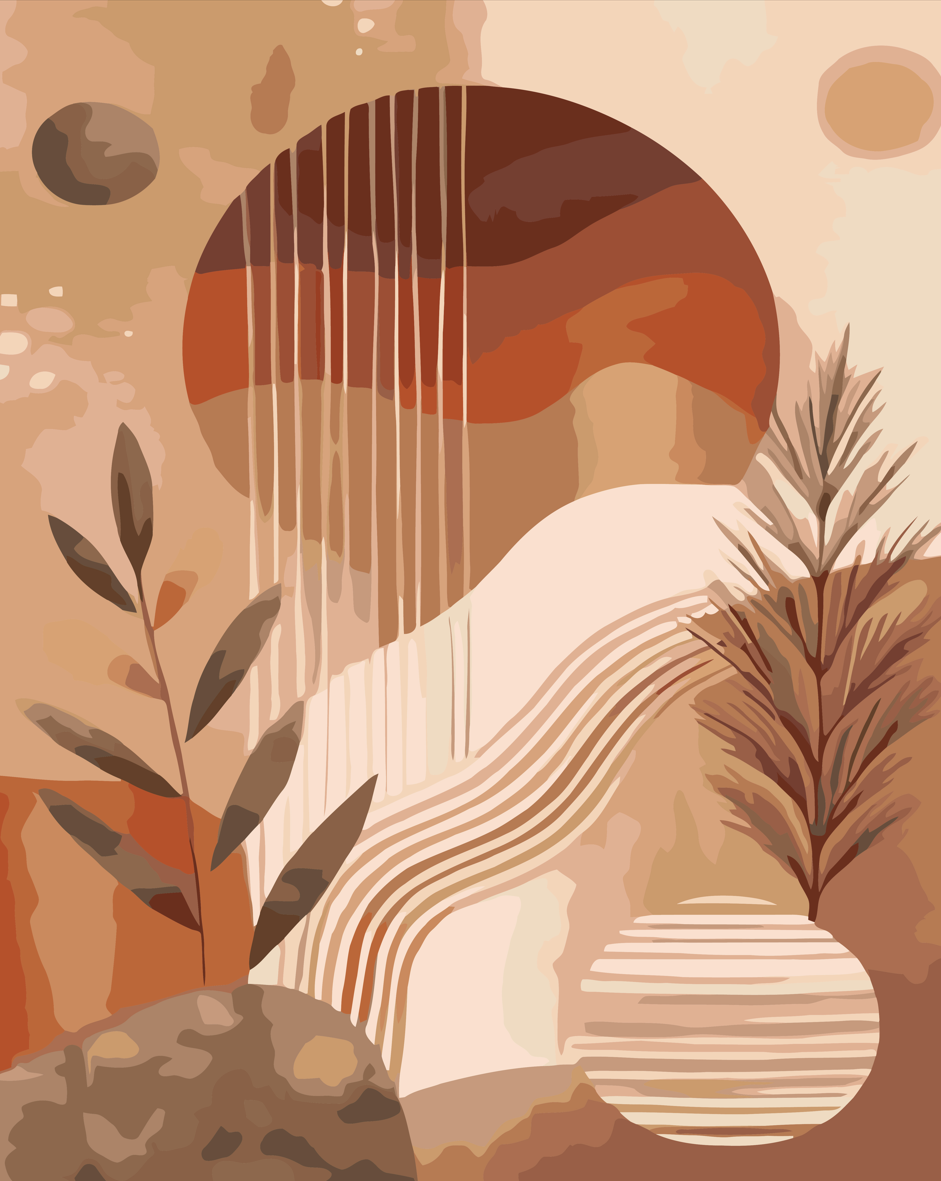 Paint By Numbers – Earth Rhythm I