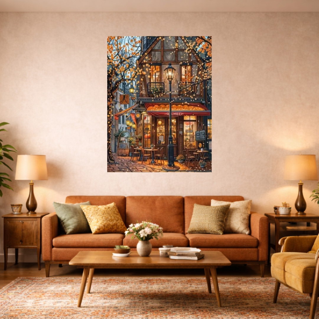 Peinture par numéros - Soirée à Paris