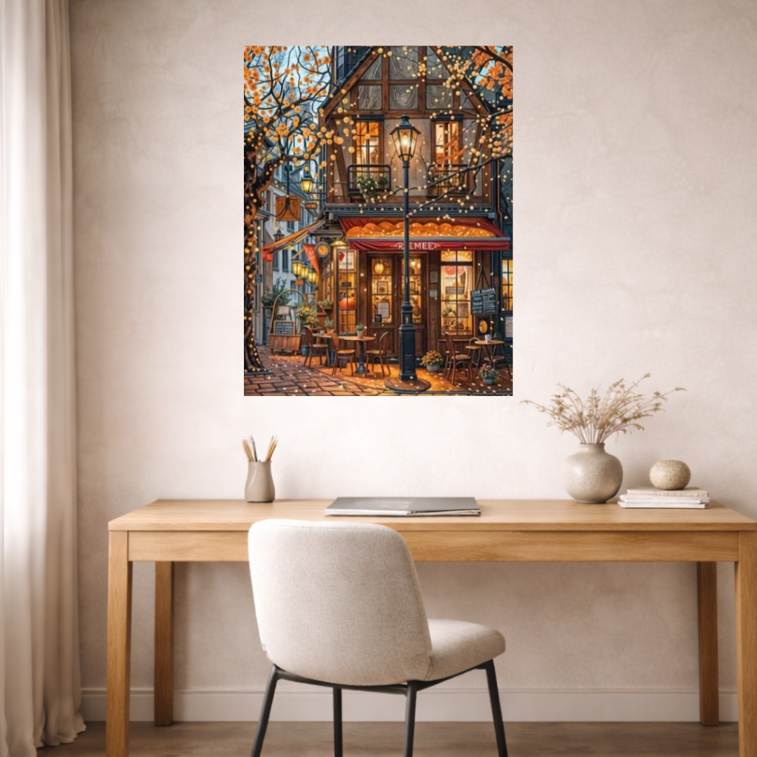 Peinture par numéros - Soirée à Paris