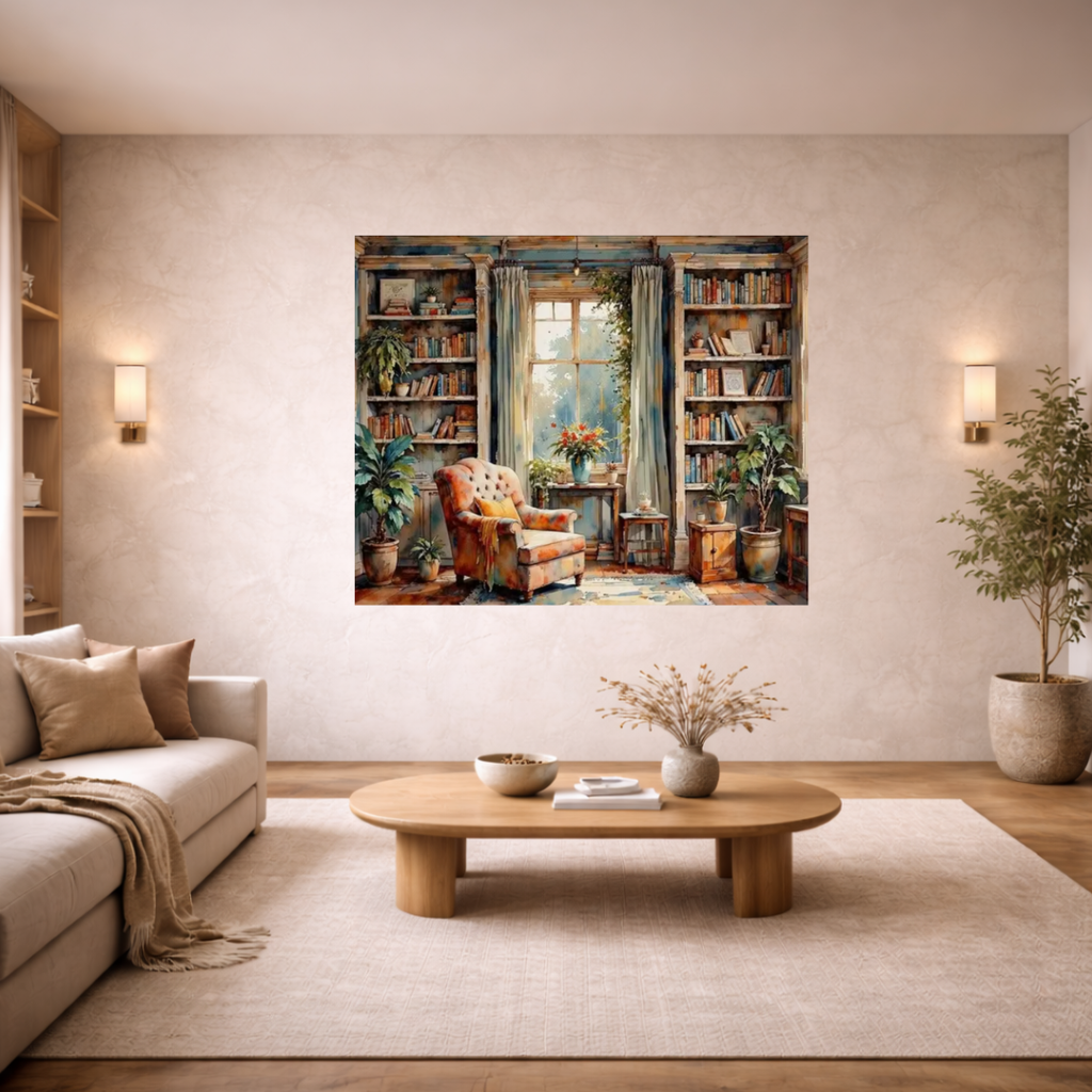 Peinture par numéros - Location de chalet