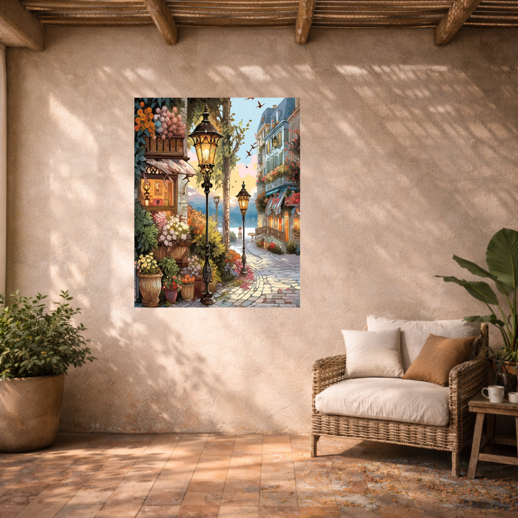 Peinture par numéros - Promenade du soir