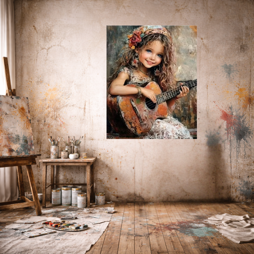 Peinture par numéros - Petite chanson gitane