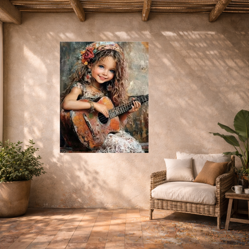 Peinture par numéros - Petite chanson gitane