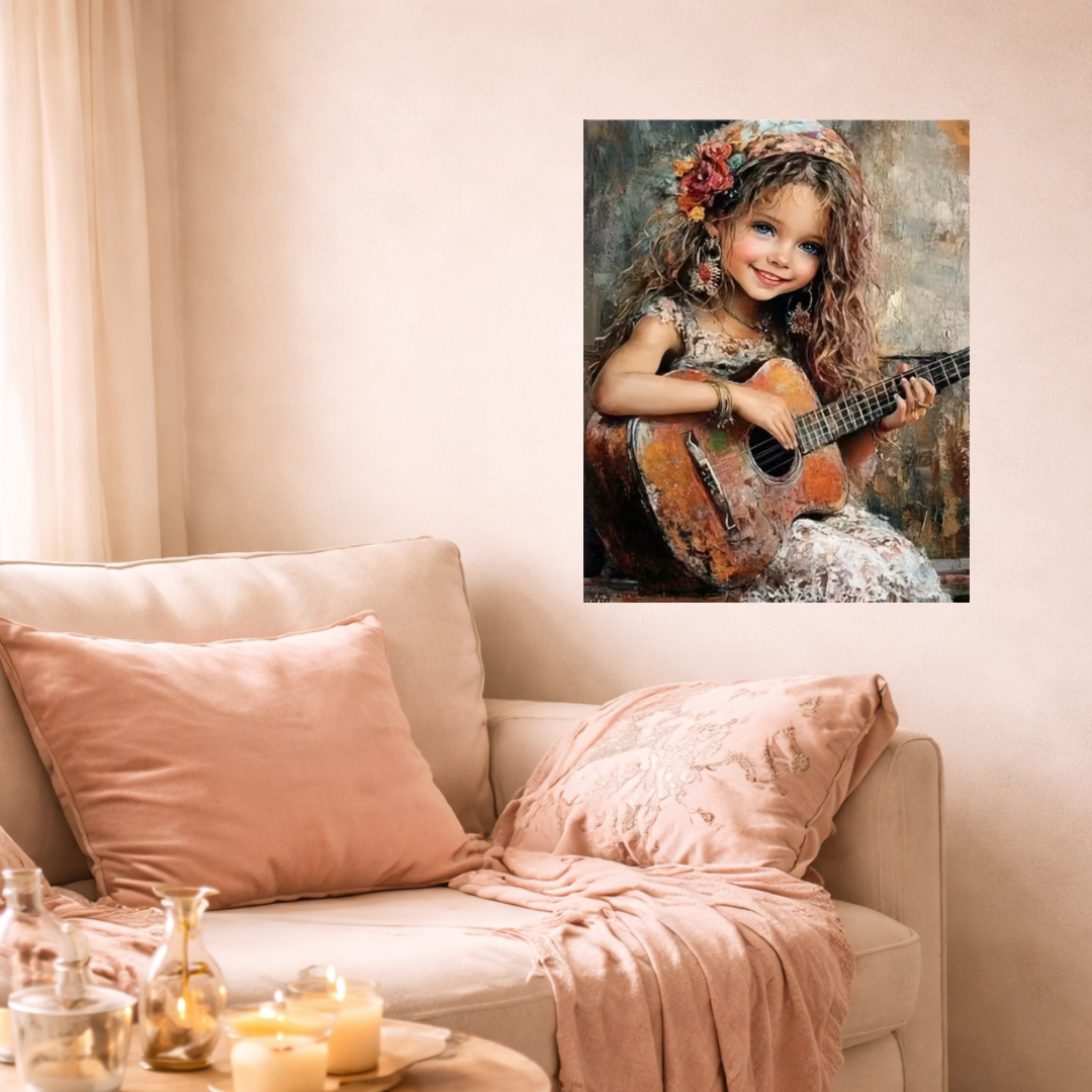 Peinture par numéros - Petite chanson gitane