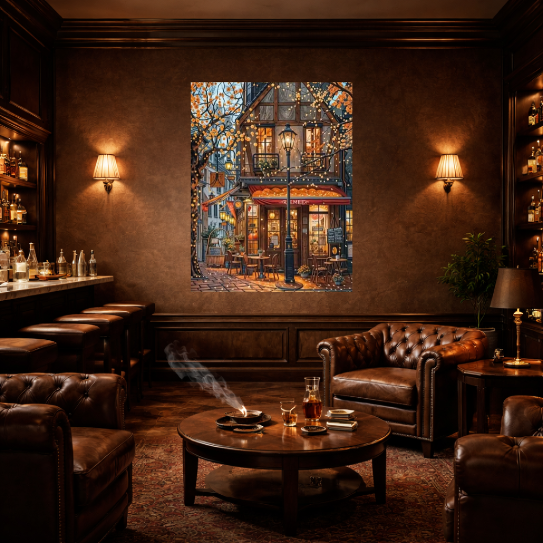 Peinture par numéros - Soirée à Paris