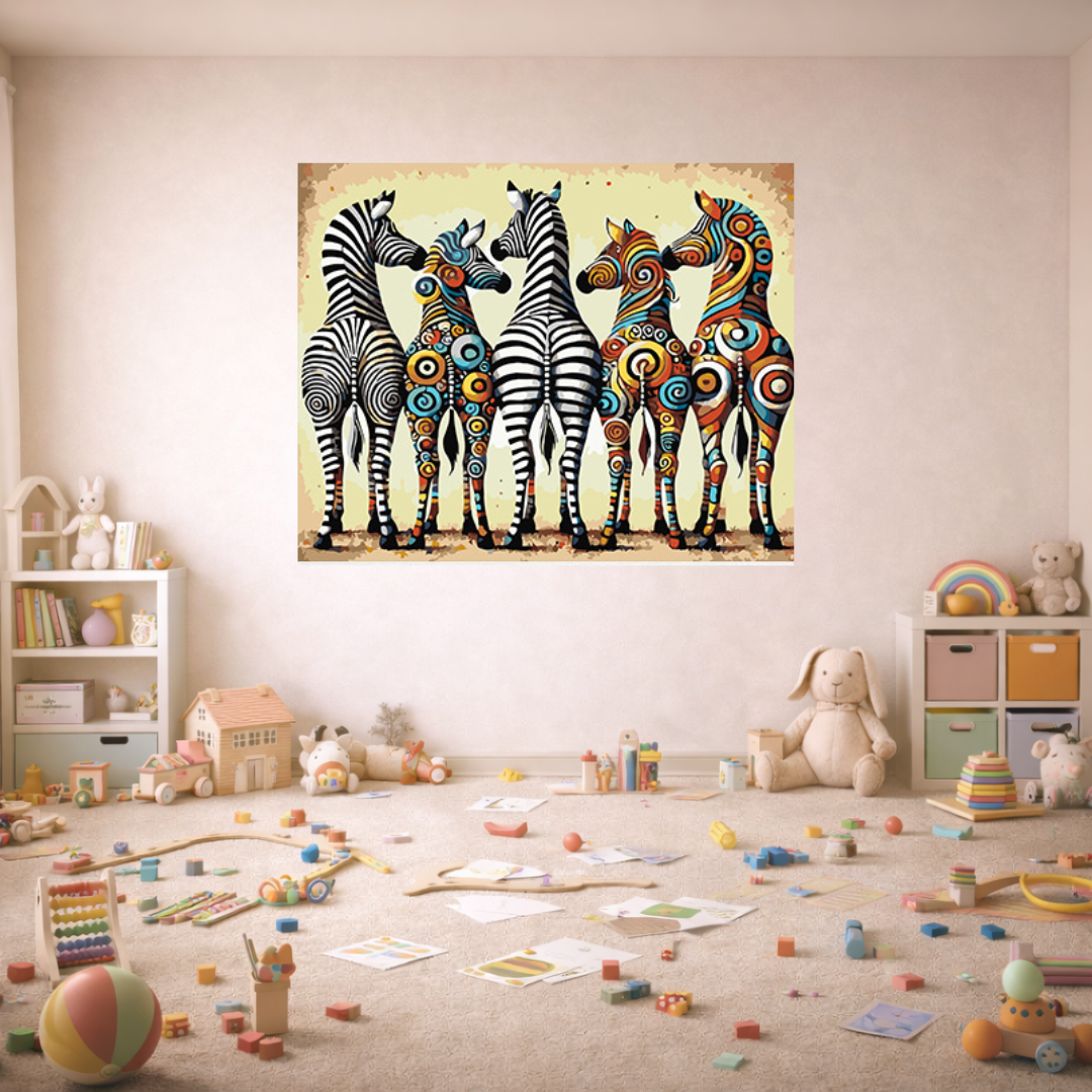 Paint By Numbers – Untamed Stripes