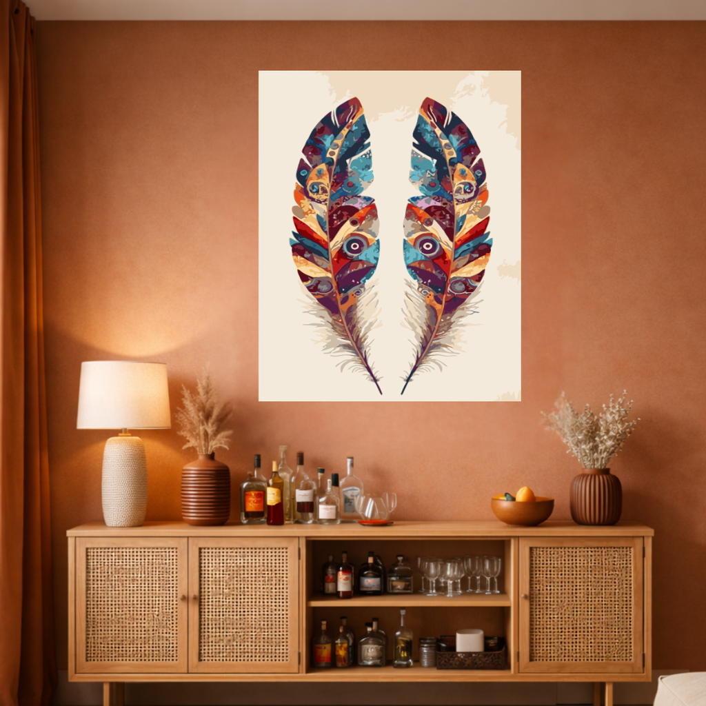 Paint By Numbers - Sacred Feathers