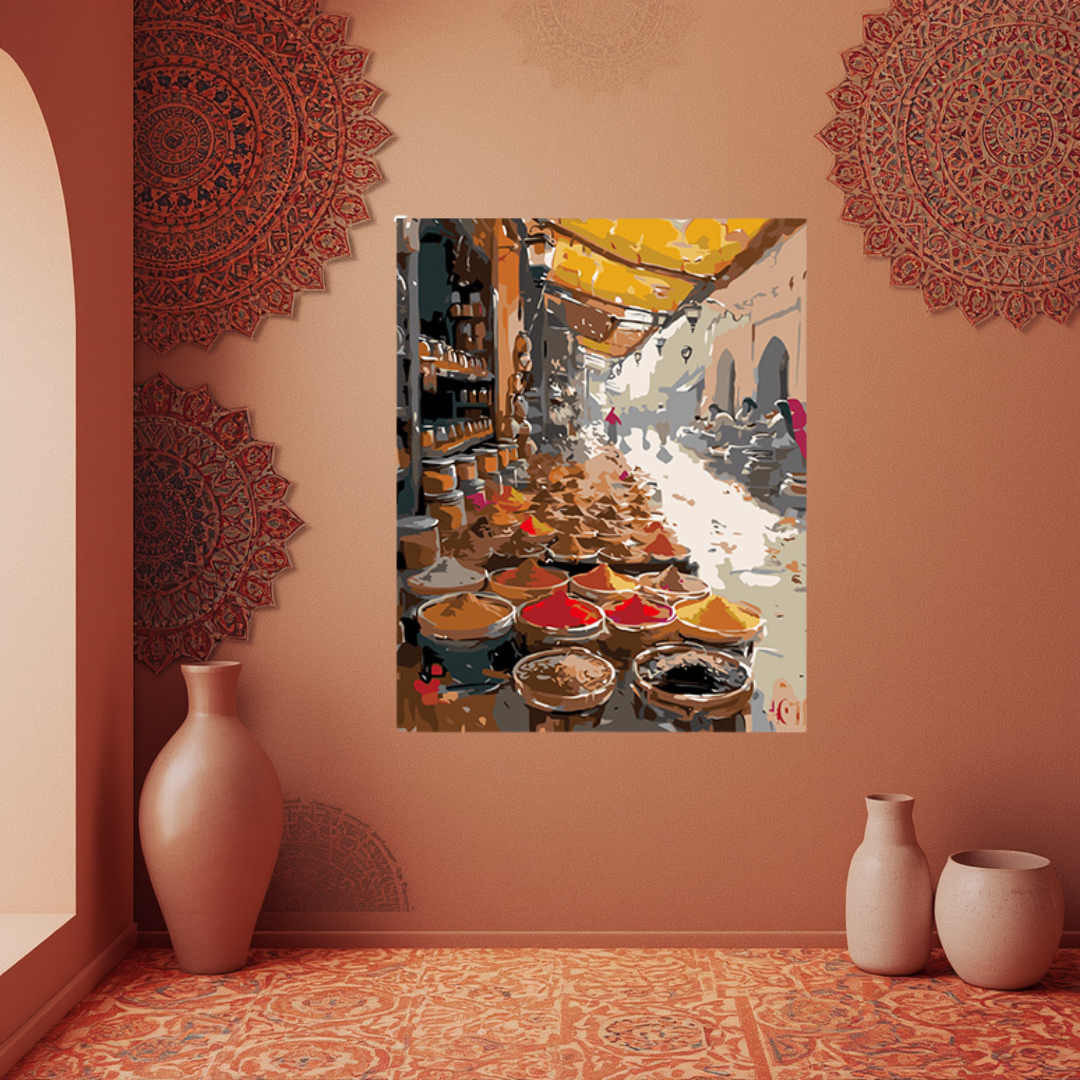 Peinture par numéros - Couleurs du Maroc