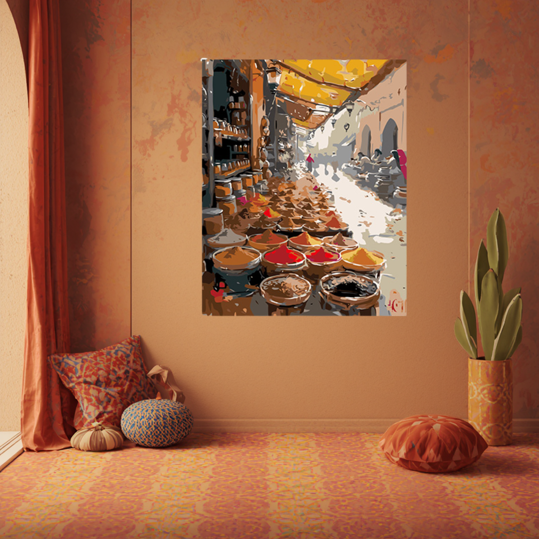 Peinture par numéros - Couleurs du Maroc