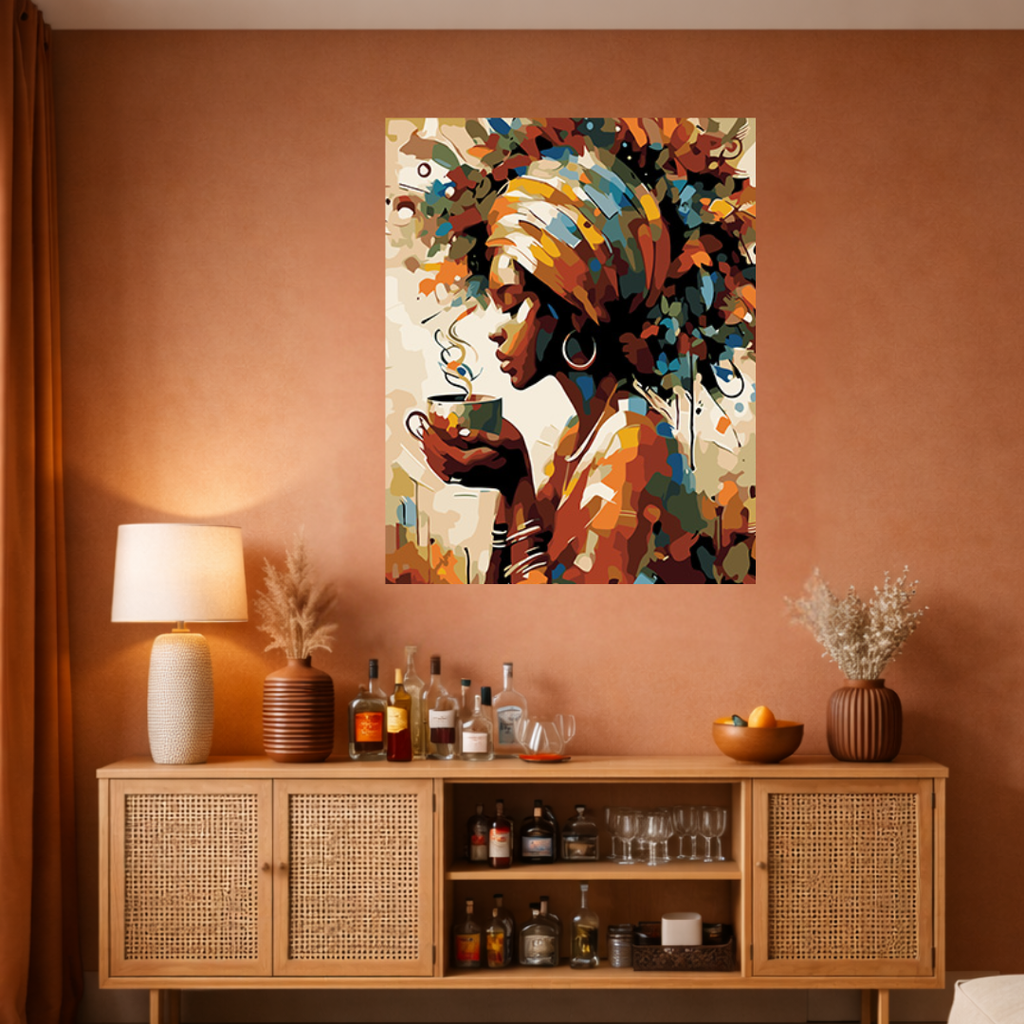 Peinture par numéros - Matin africain