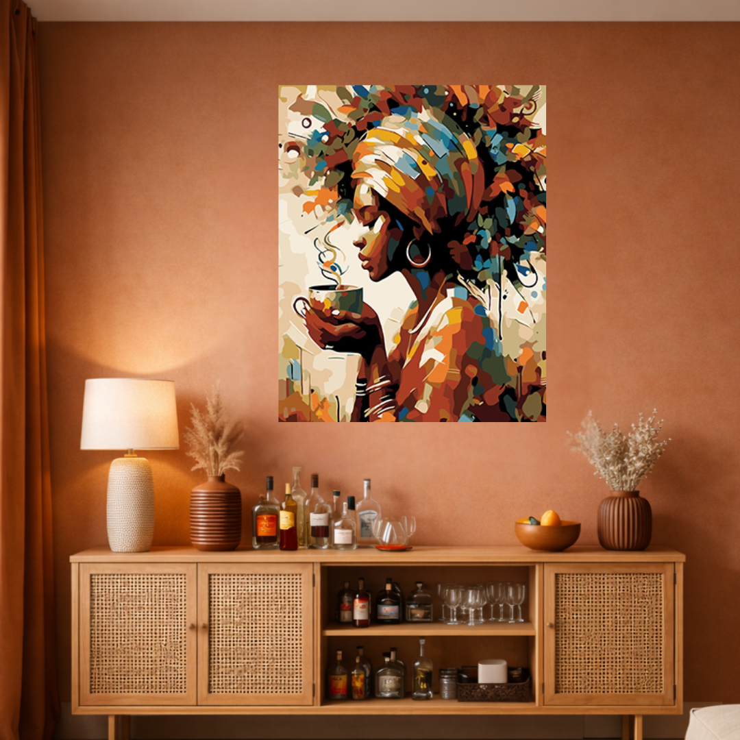 Peinture par numéros - Matin africain