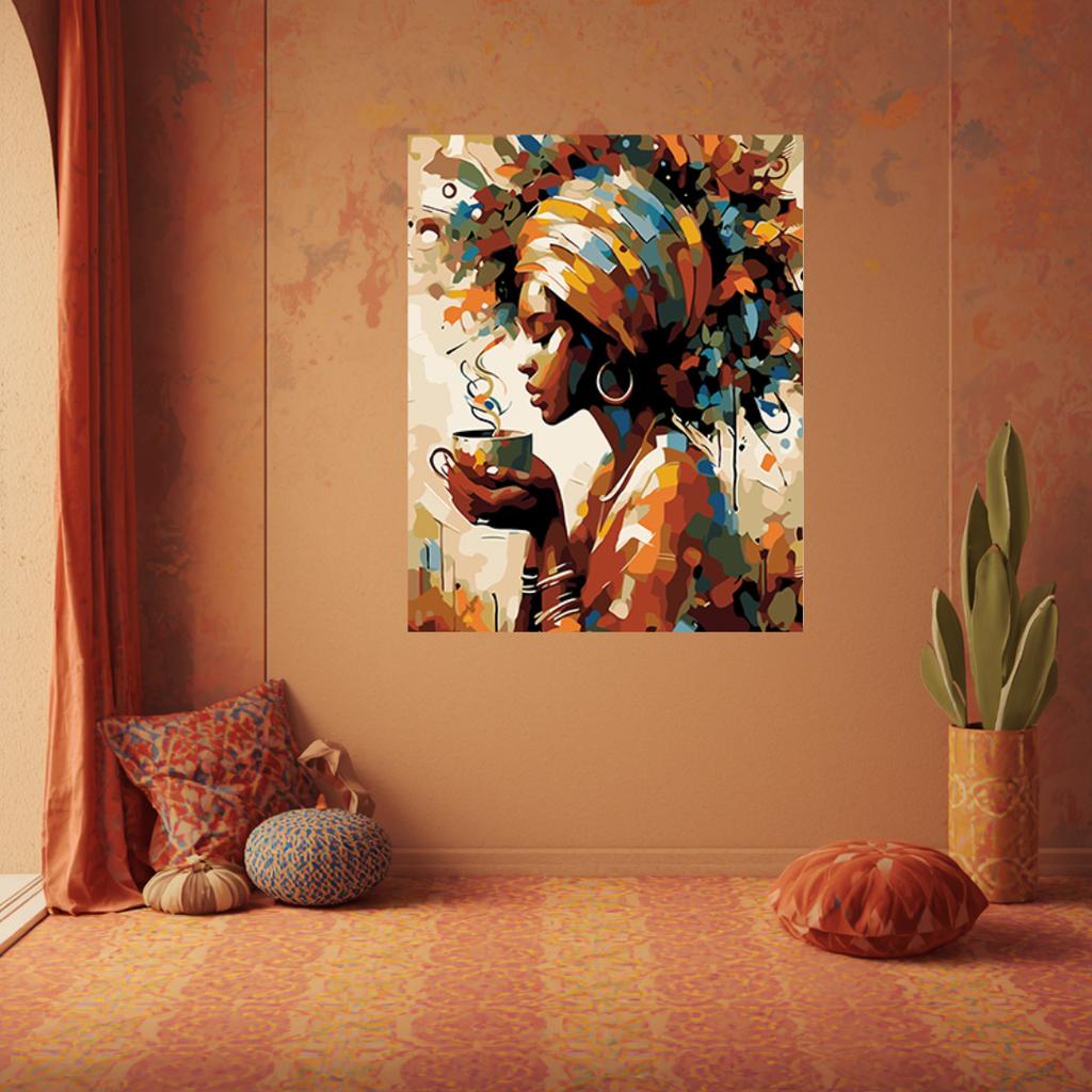 Peinture par numéros - Matin africain