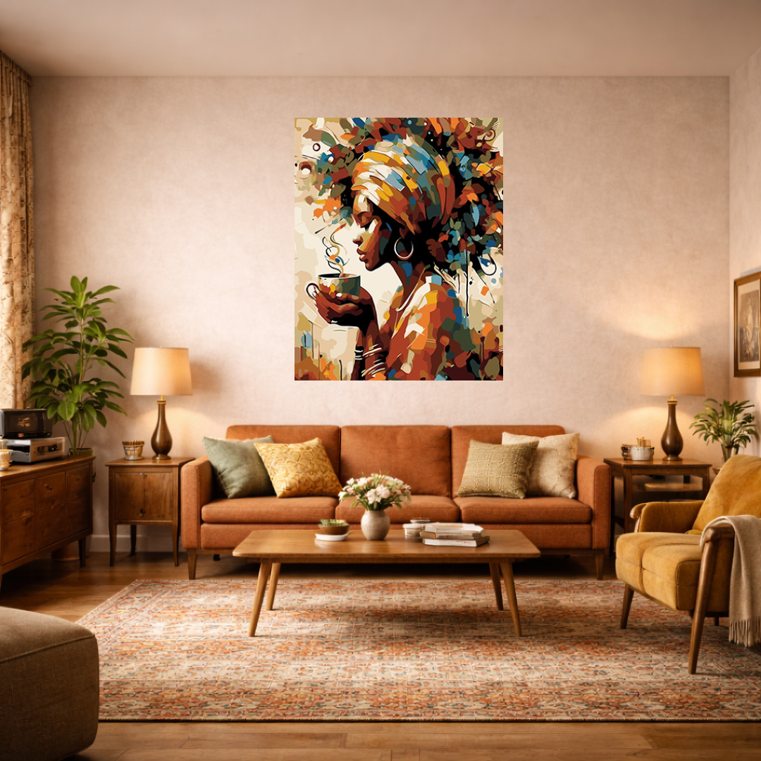 Peinture par numéros - Matin africain