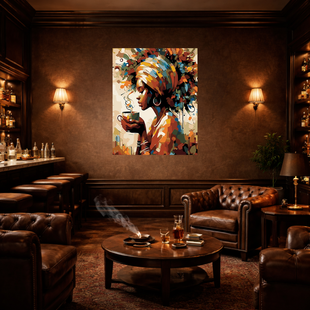 Peinture par numéros - Matin africain