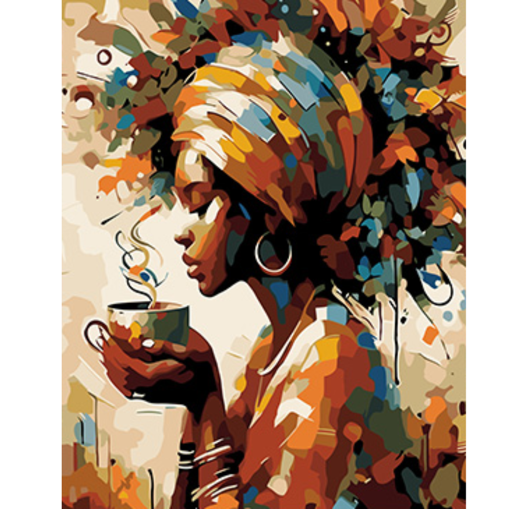 Peinture par numéros - Matin africain