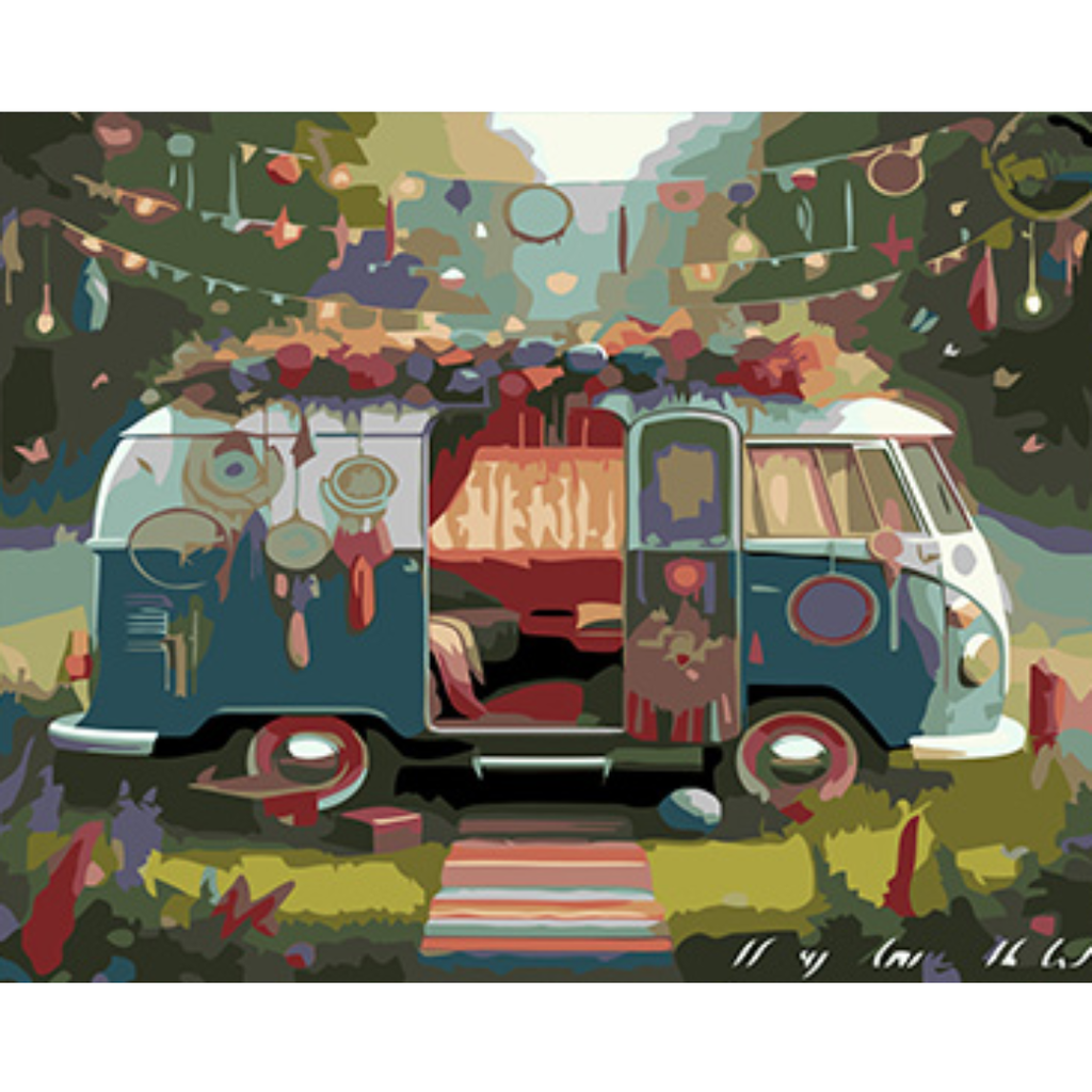 Peinture par numéros - Fourgonnette Free Spirit