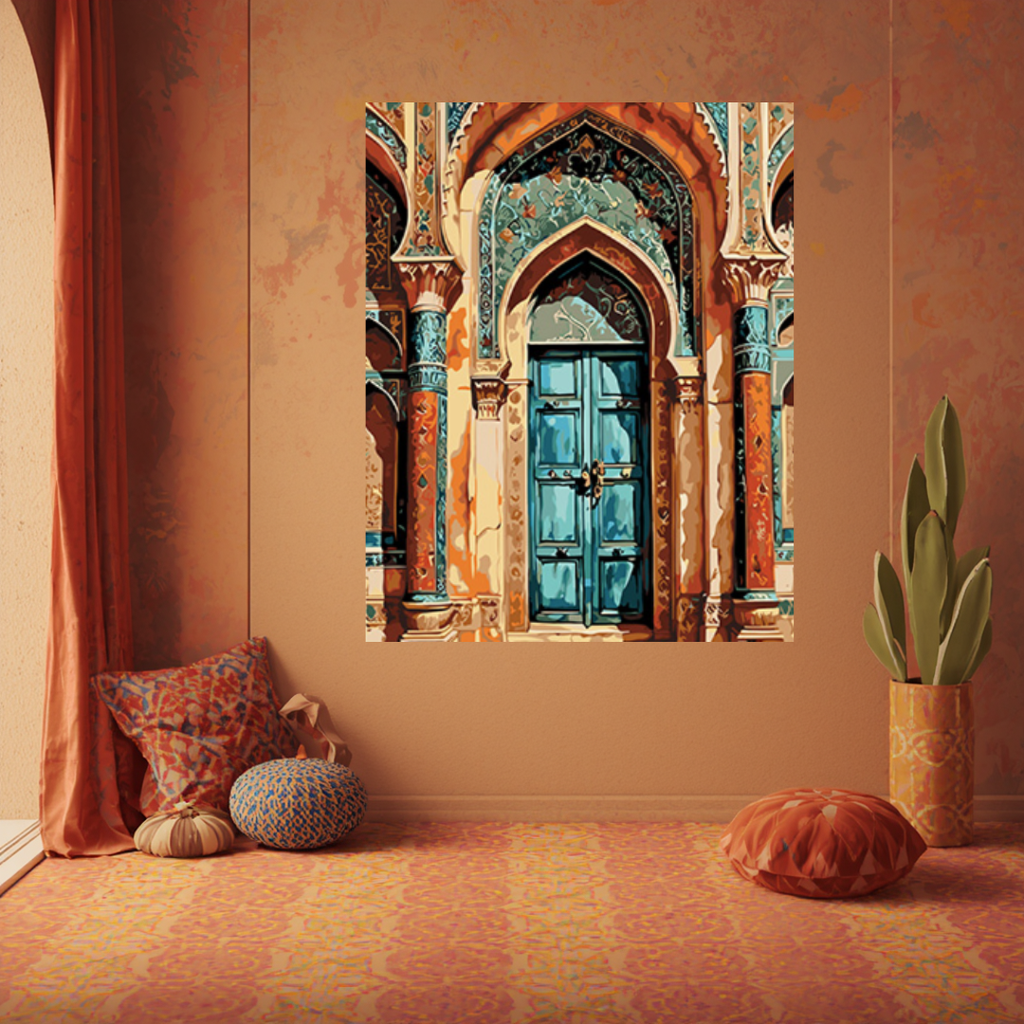 Peinture par numéros - La porte secrète