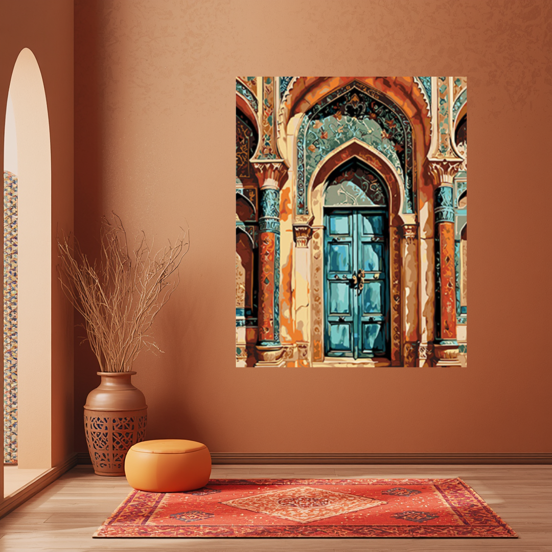 Peinture par numéros - La porte secrète