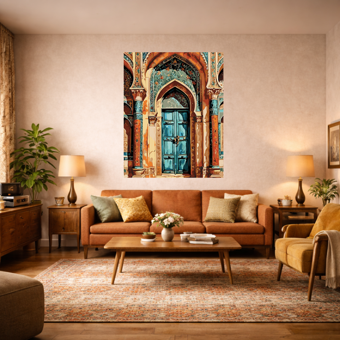 Peinture par numéros - La porte secrète