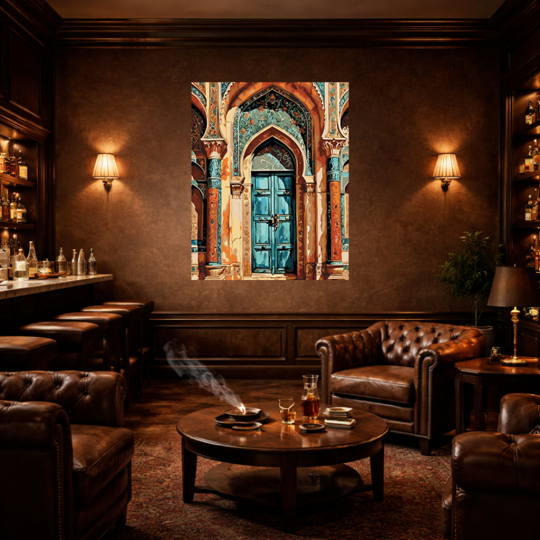 Peinture par numéros - La porte secrète