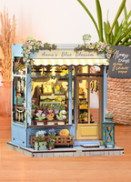 Wood Art - Anna's Blue Blossom