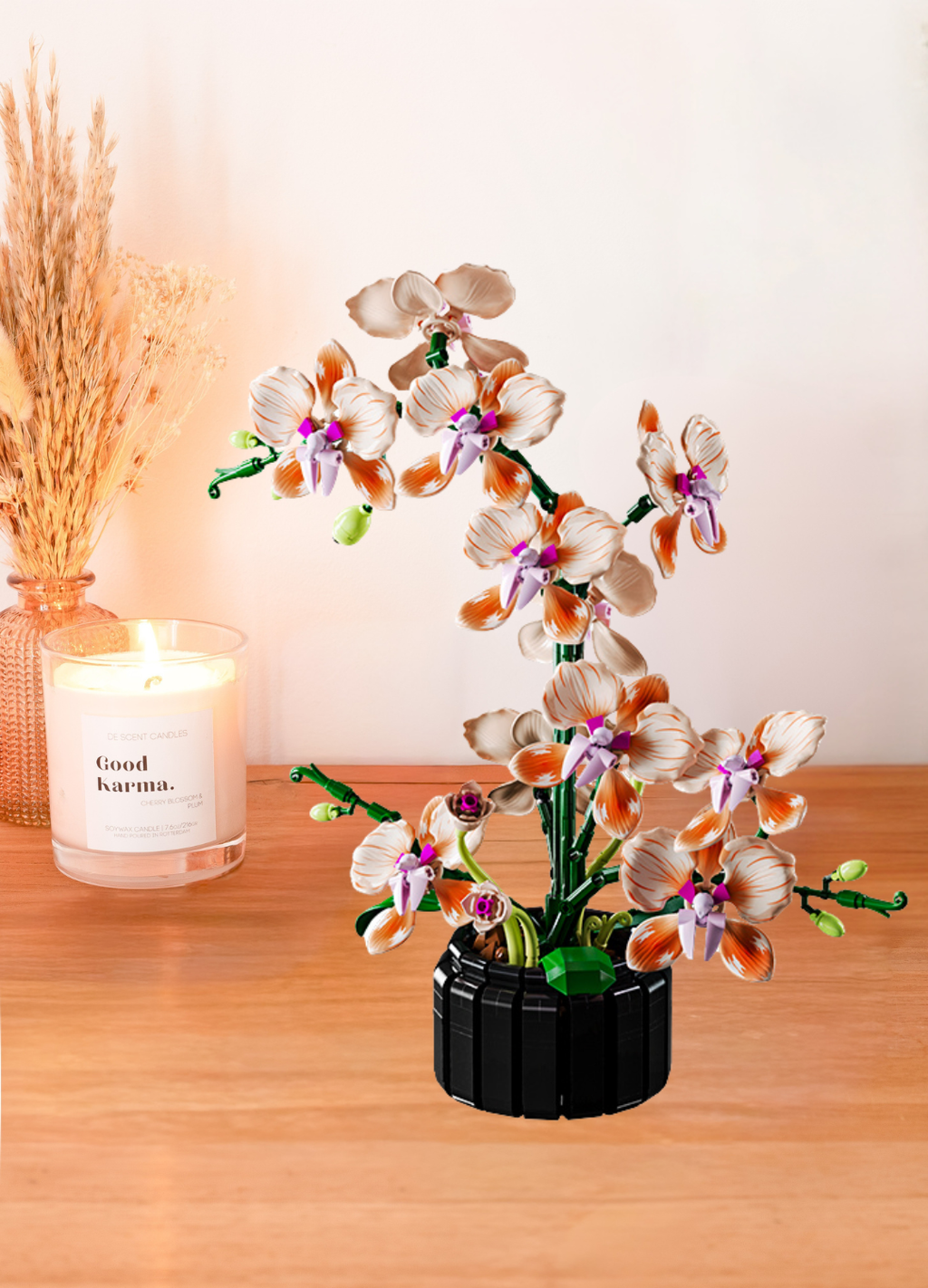 Flower Blocks - Pure Orchid