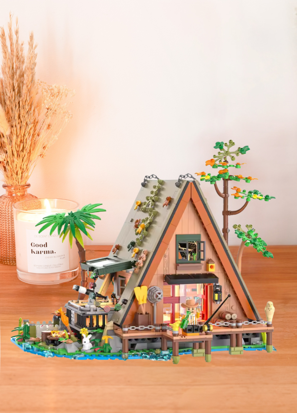 Flower Blocks - Forest Cabin