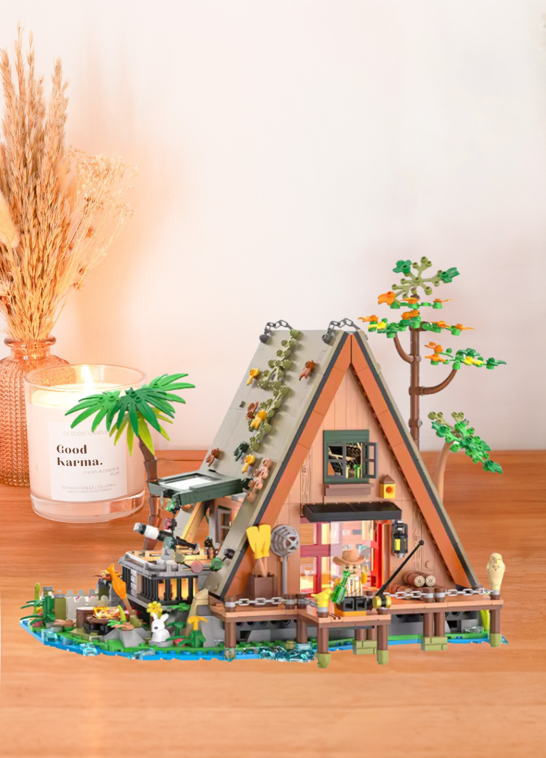 Flower Blocks - Forest Cabin