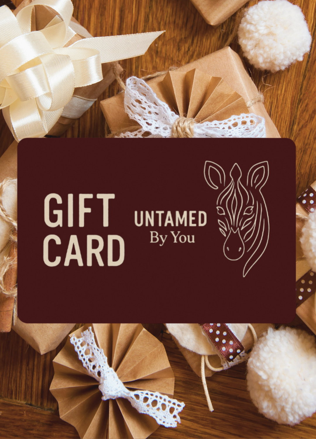 Untamed By You Cadeaubon | €10 - €100