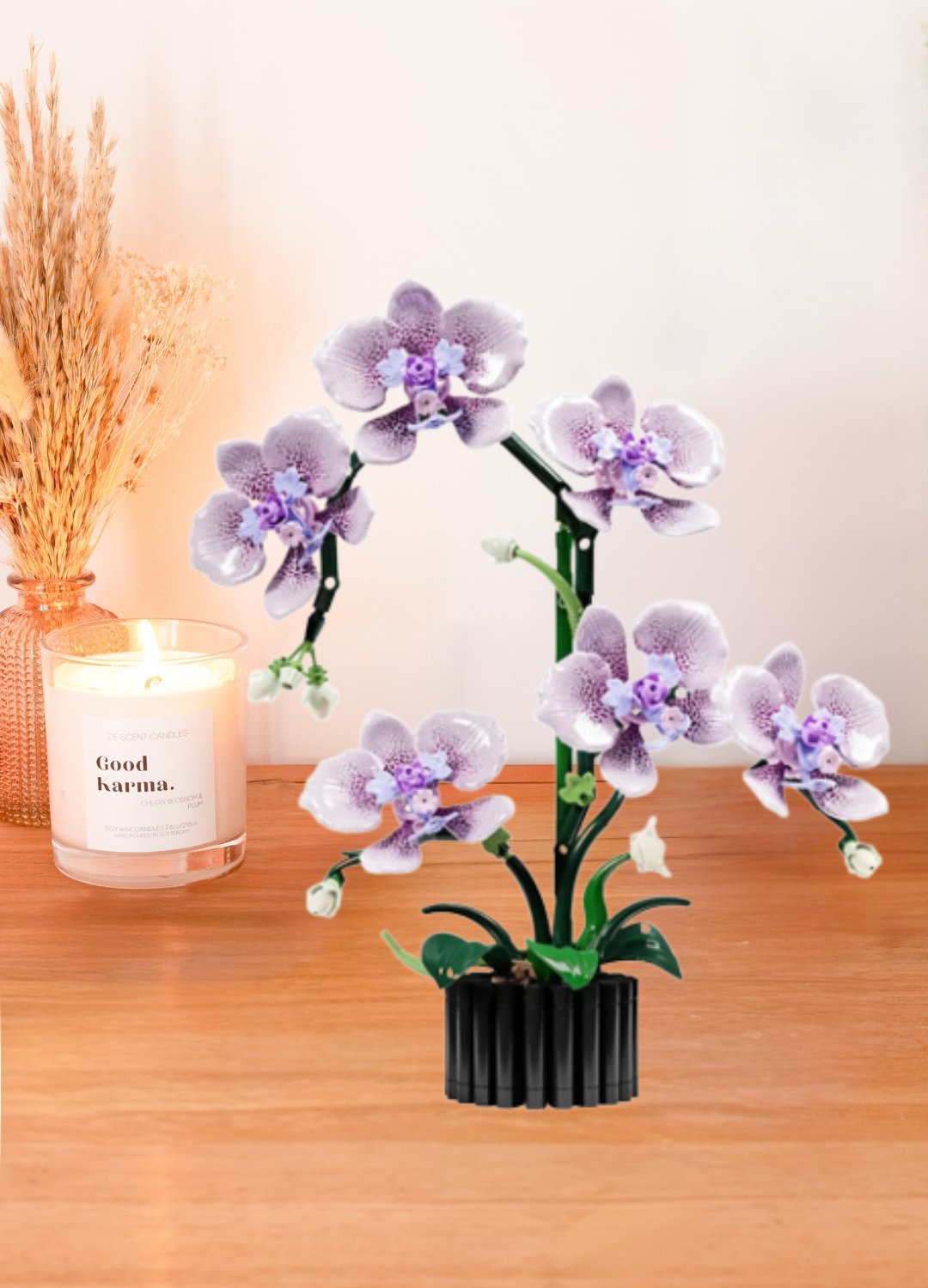 Flower Blocks - Pure Orchid