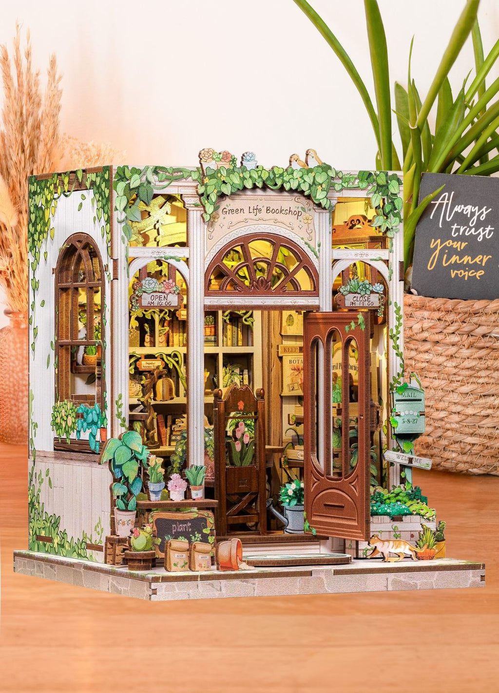 Wood Art - Green Life Bookshop