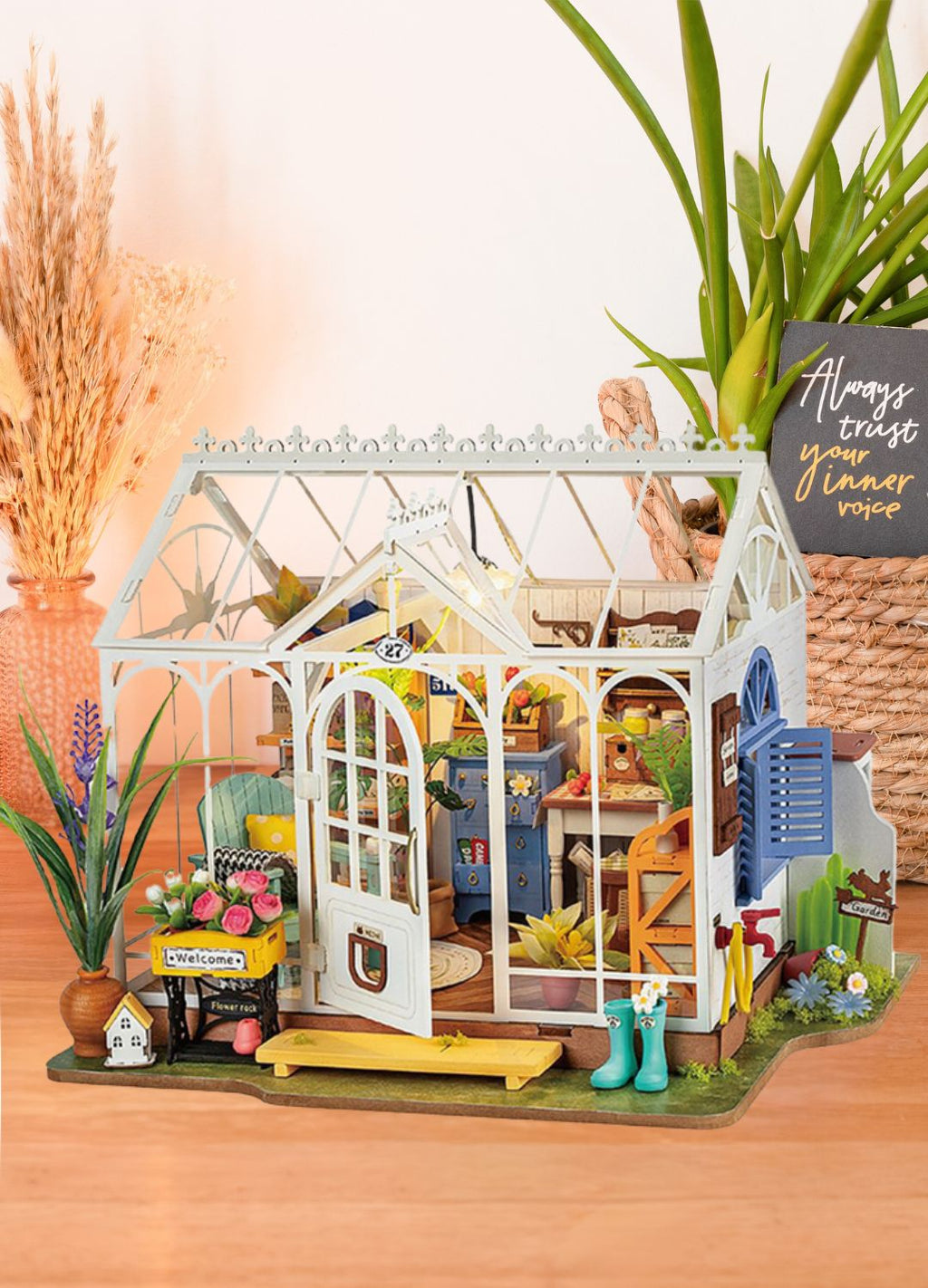 Wood Art - Dreamy Garden House