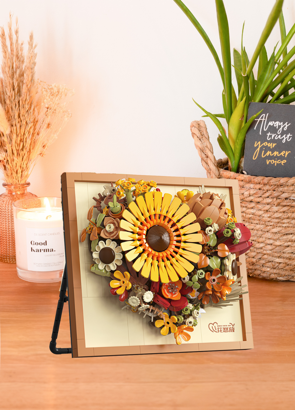 Flower Blocks - Heart in Bloom