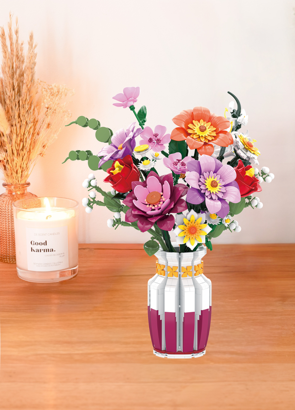 Flower Blocks - Colorful Garden Bouquet