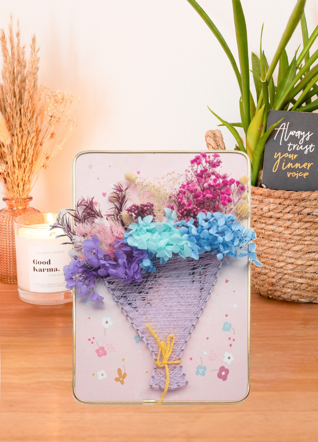 Purple Bouquet - String Art Set
