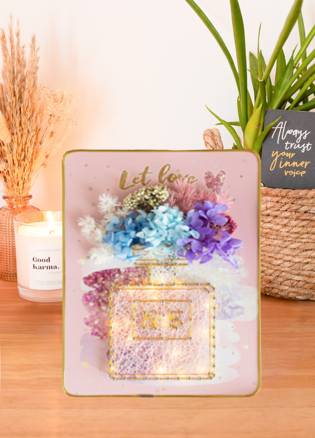 Floral Perfume Dream – String Art Set