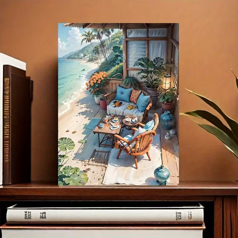 Paint By Number - Breakfast by the Sea