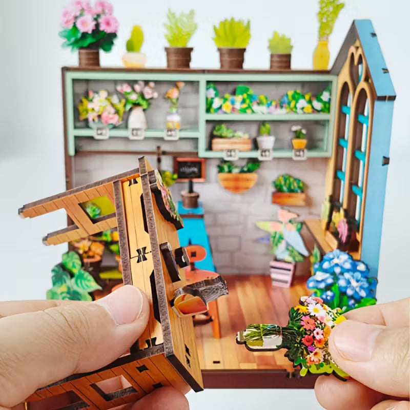 Wood Art - Bloomy Flower Shop